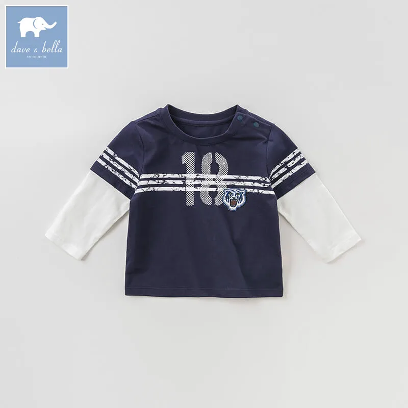 DBA7806 dave bella autumn baby boys clothes children printing T shirts boys high quality tee kids fashion tops
DBA7806 dave bella autumn baby boys clothes children printing T shirts boys high quality tee kids fashion tops