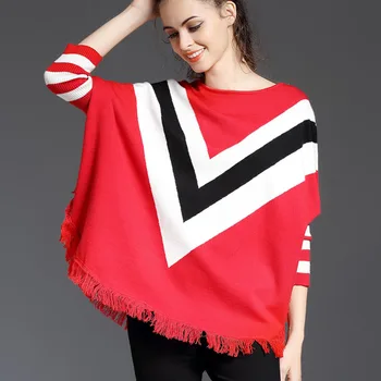 Women Knitted Pullovers With Tassel 2019 Autumn Ladies Ponchos Knit Fashion Winter Jumpers Loose Luxury Korea Sweater Female
Women Knitted Pullovers With Tassel 2019 Autumn Ladies Ponchos Knit Fashion Winter Jumpers Loose Luxury Korea Sweater Female