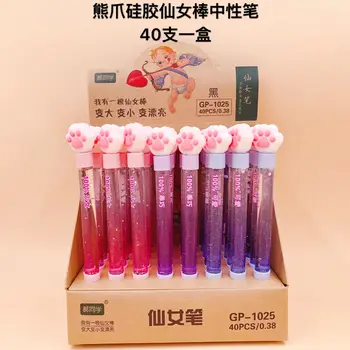 40pcs Gel Pens Radish Rabbit Star Fairy Stick black gel-ink Pen Student pens for writing Cute stationery office school supplies
40pcs Gel Pens Radish Rabbit Star Fairy Stick black gel-ink Pen Student pens for writing Cute stationery office school supplies