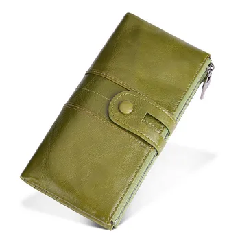 Retro leather lady wallet Korean version fashion mobile phone change handbag long wallet anti-theft bag
Retro leather lady wallet Korean version fashion mobile phone change handbag long wallet anti-theft bag