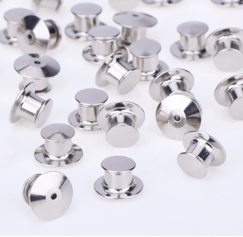 10 pieces/set Silver Brooch Pin Back Locking Keepers Secure Locking Clutch Deluxe Pin BacK Badge Pendants for DIY Jewelry
10 pieces/set Silver Brooch Pin Back Locking Keepers Secure Locking Clutch Deluxe Pin BacK Badge Pendants for DIY Jewelry