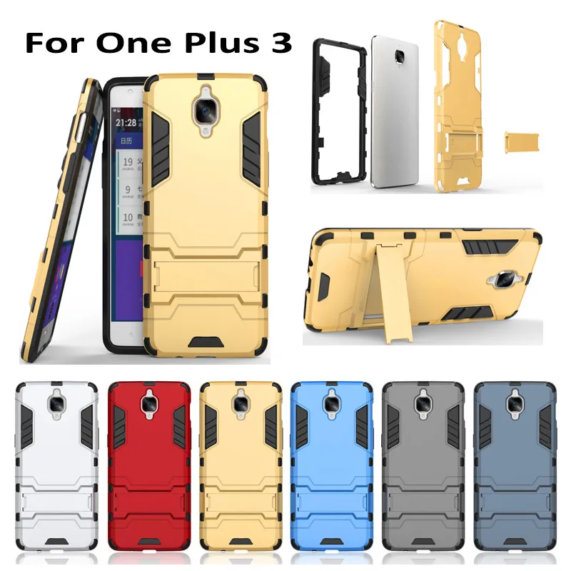 One Plus 3 Case Hybrid Kickstand Armor TPU+PC With Stand Protector Back Cover Case for Oneplus 3 5.5" Phone Shell Covers Cases
One Plus 3 Case Hybrid Kickstand Armor TPU+PC With Stand Protector Back Cover Case for Oneplus 3 5.5" Phone Shell Covers Cases
