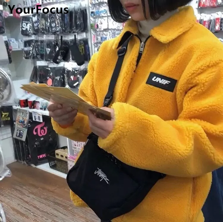 Harajuku old school high street jackets turmeric fuzzy fleece boyfriend loose coats women and men lovers jackets
Harajuku old school high street jackets turmeric fuzzy fleece boyfriend loose coats women and men lovers jackets