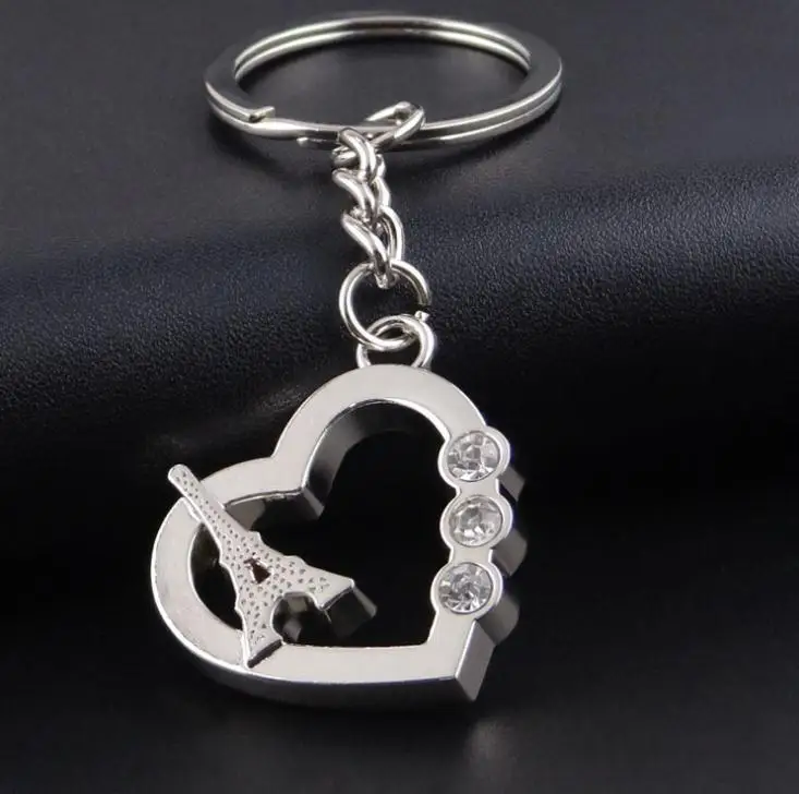 Creative Metal Paris Tower Heart-shaped Keychain Activity Gift Mini Eiffel Tower Personality Pendant SN1418
Creative Metal Paris Tower Heart-shaped Keychain Activity Gift Mini Eiffel Tower Personality Pendant SN1418