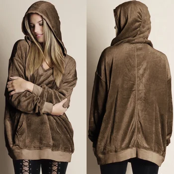 Fashion Autumn Winter Women Thick Warm Velvet Sweatshirts Long Sleeve Hooded Pullovers Loose Soft Tops Hoodies Streetwears S-2XL
Fashion Autumn Winter Women Thick Warm Velvet Sweatshirts Long Sleeve Hooded Pullovers Loose Soft Tops Hoodies Streetwears S-2XL