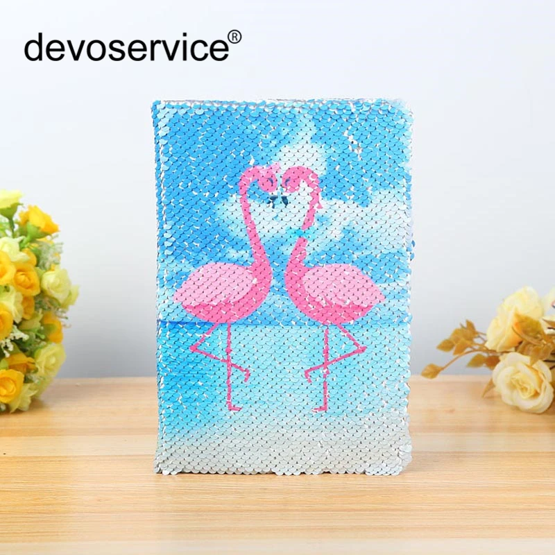 Creative A5 Flamingo Sequins Multi-function Color Change Notebook Paper Diary Plan Account Book Student Diary Memo For Girl Gift
Creative A5 Flamingo Sequins Multi-function Color Change Notebook Paper Diary Plan Account Book Student Diary Memo For Girl Gift