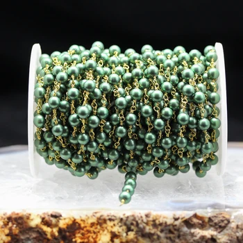 Smooth Green Color Pearl Shell Round Beads Chains,6mm,Wire Wrapped Golden Plated Rosay Fashion Necklace Jewelry
Smooth Green Color Pearl Shell Round Beads Chains,6mm,Wire Wrapped Golden Plated Rosay Fashion Necklace Jewelry