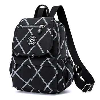 2019 Wonderful Black Plaid Mochila Feminina Waterproof Nylon Women Bagpack High Qaulity Travel Back Pack Casual Female Sac A Dos
2019 Wonderful Black Plaid Mochila Feminina Waterproof Nylon Women Bagpack High Qaulity Travel Back Pack Casual Female Sac A Dos