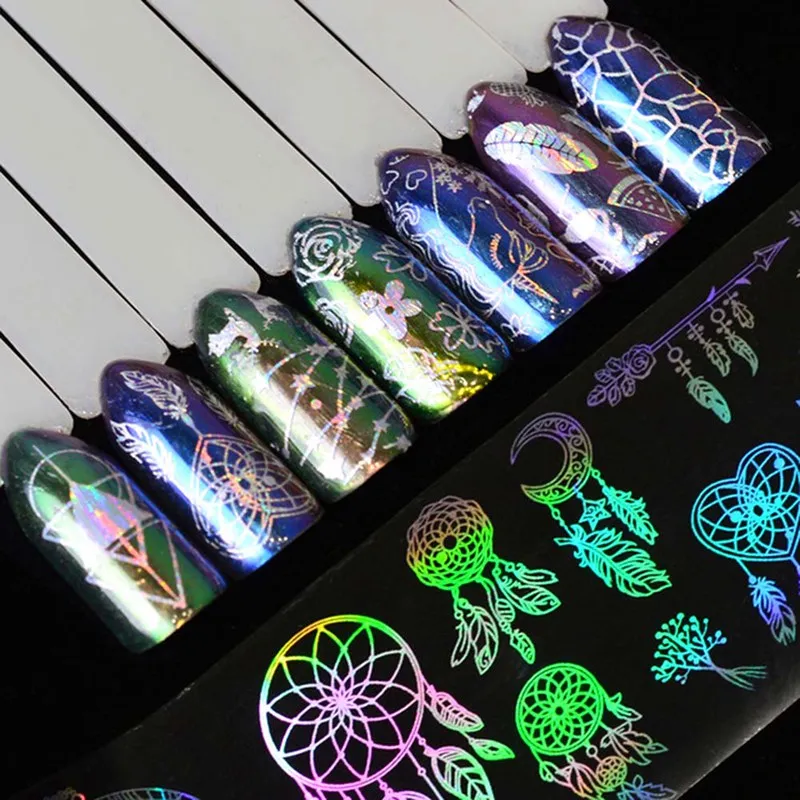 8pcs/Lot Holographic Nail Foil Laser Flower Mixed Patterns Manicure Nail Art Transfer Sticker Set
8pcs/Lot Holographic Nail Foil Laser Flower Mixed Patterns Manicure Nail Art Transfer Sticker Set