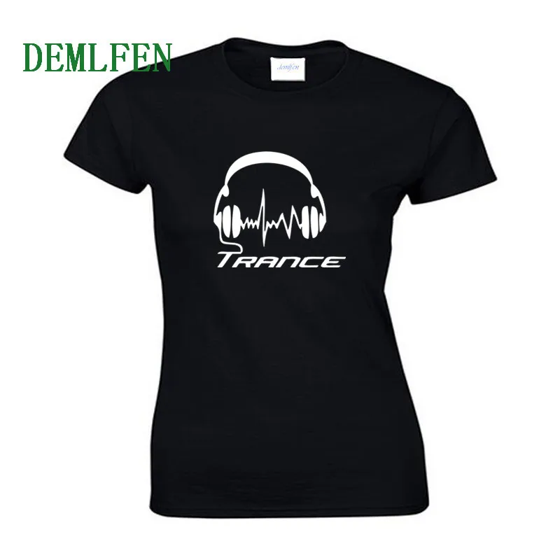 Trance Music Headphones T-Shirt Women Summer Short Sleeve Cotton T Shirts Casual Girl Hip Hop Tees Tops Streetwear
Trance Music Headphones T-Shirt Women Summer Short Sleeve Cotton T Shirts Casual Girl Hip Hop Tees Tops Streetwear