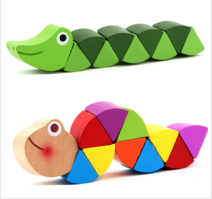 Wooden Toy Changeable Colored Caterpillar Puzzle Animal Doll Toy Color Twisted Worm Educational Toys
Wooden Toy Changeable Colored Caterpillar Puzzle Animal Doll Toy Color Twisted Worm Educational Toys