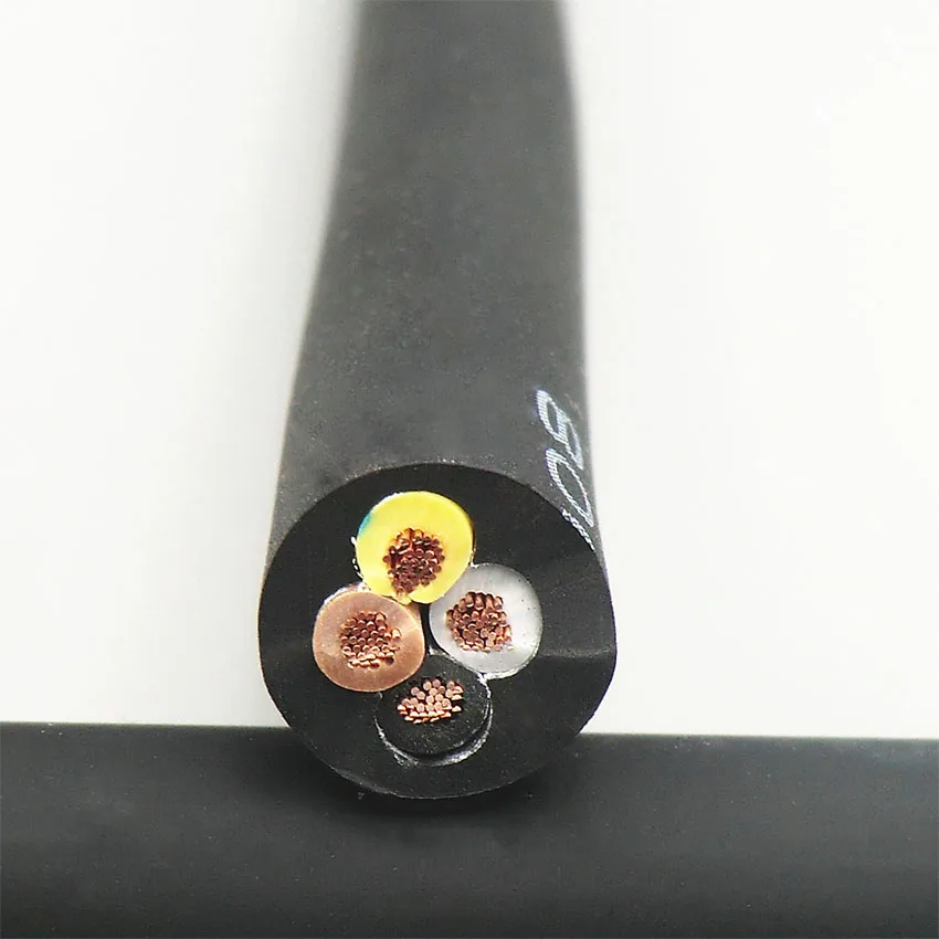 Soft Rubber Cable 4 core 0.75,1,1.5mm² with Resistance to Oil Abrasion and Weathering Flexible Rubber Wire Medium Type YZW 5m
Soft Rubber Cable 4 core 0.75,1,1.5mm² with Resistance to Oil Abrasion and Weathering Flexible Rubber Wire Medium Type YZW 5m