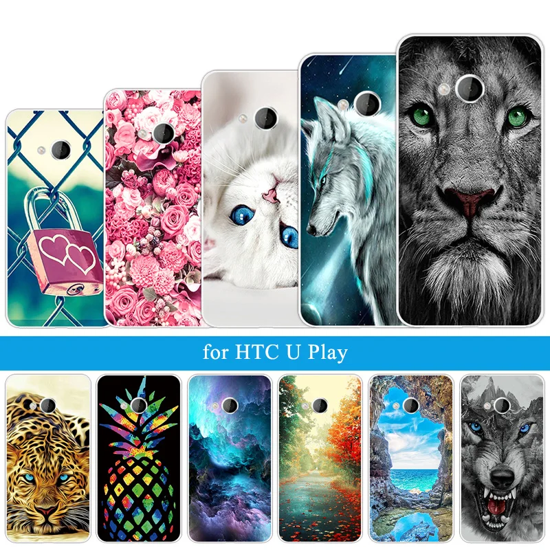 Для HTC Desire 628 One M8 M8s U Play ультра Модный чехол для телефона мягкий силиконовый с