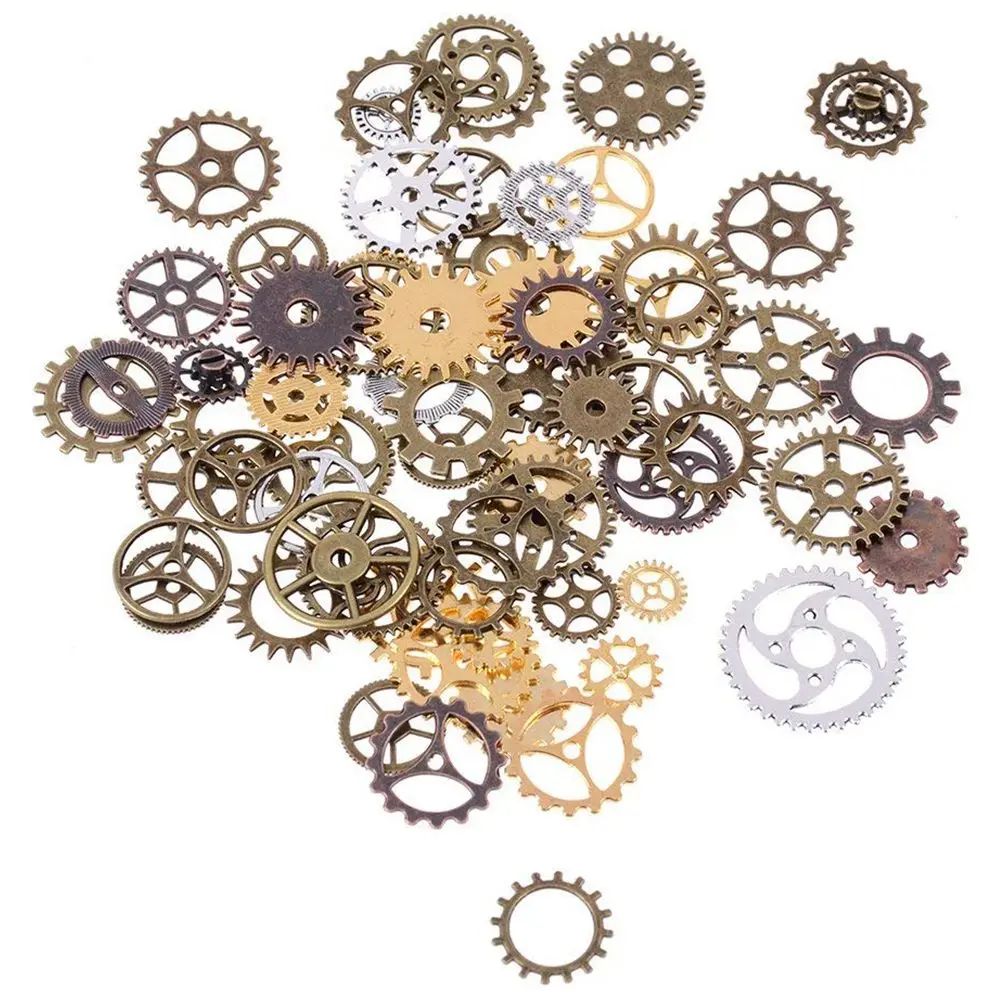 120 grams of antique bronze retro key steampunk gear gear charm pendant clock wheel jewelry production supplies, steampunk acc
120 grams of antique bronze retro key steampunk gear gear charm pendant clock wheel jewelry production supplies, steampunk acc