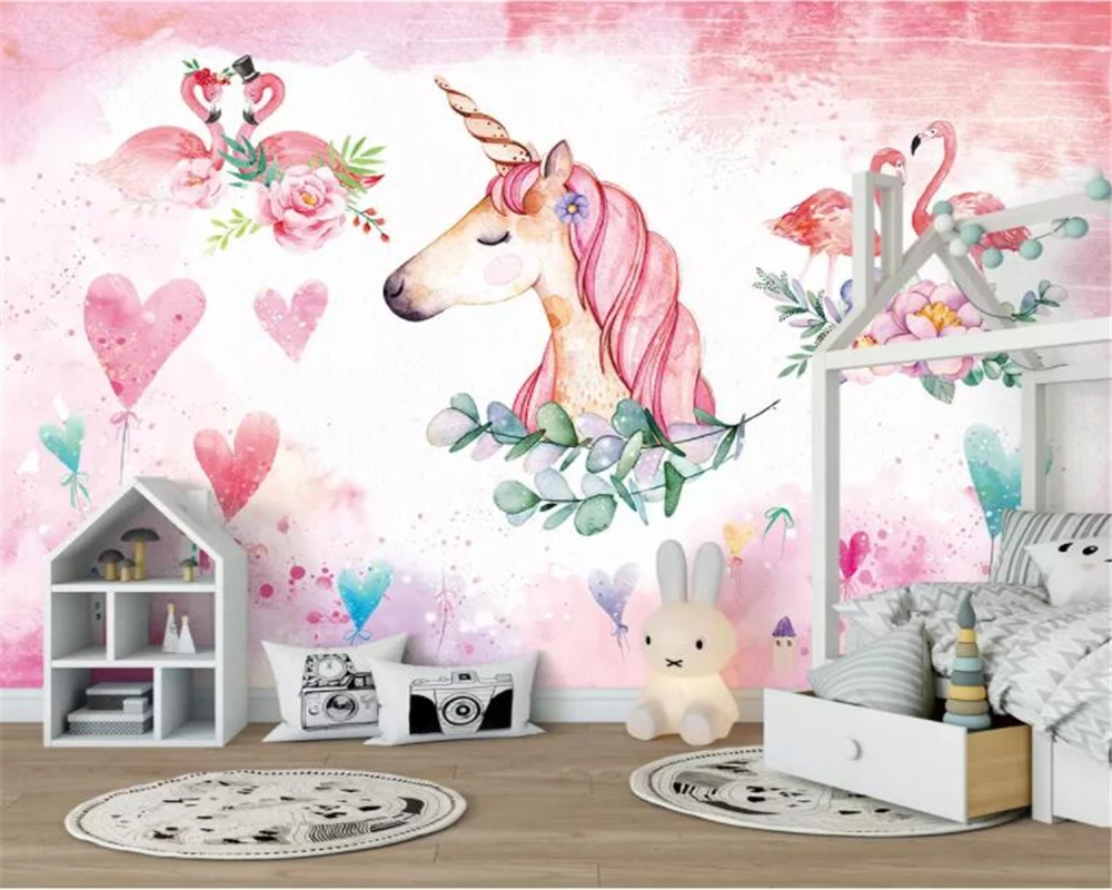 Custom children's room background wall 3d wallpaper pink hand-painted love flamingo unicorn photo cartoon 3d wallpaper
Custom children's room background wall 3d wallpaper pink hand-painted love flamingo unicorn photo cartoon 3d wallpaper