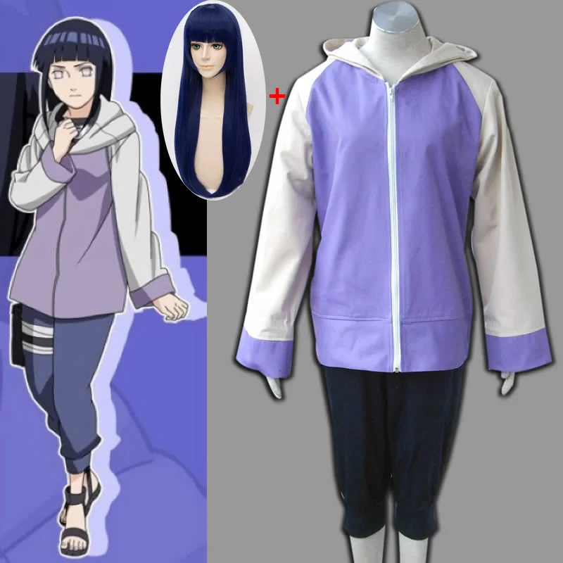 Anime Naruto Shippuden Hinata Hyuga 2 Generation Full Set Combo Cosplay Costume Sportswear NARUTO Sweatshirts and Pants+Wig
Anime Naruto Shippuden Hinata Hyuga 2 Generation Full Set Combo Cosplay Costume Sportswear NARUTO Sweatshirts and Pants+Wig