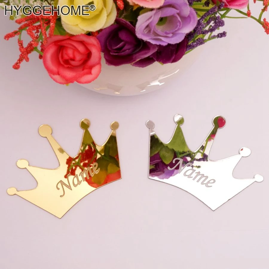 20 Pieces Custom Mirrored 7x5cm Crown Personalized Groom Bride Name Wedding Date Party Decor Facvor Acrylic Mirror Sticker Tags
20 Pieces Custom Mirrored 7x5cm Crown Personalized Groom Bride Name Wedding Date Party Decor Facvor Acrylic Mirror Sticker Tags