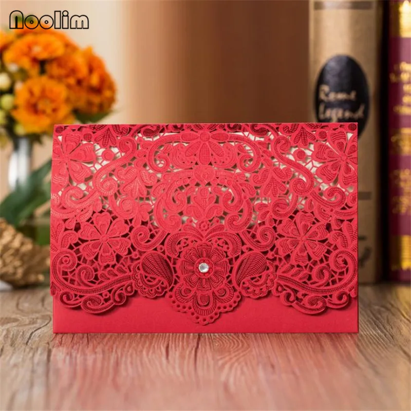 25pcs Laser Cut Wedding Invitations Luxurious Wedding Decoration Supplies China White Red Elegant Wedding Invitation Cards
25pcs Laser Cut Wedding Invitations Luxurious Wedding Decoration Supplies China White Red Elegant Wedding Invitation Cards