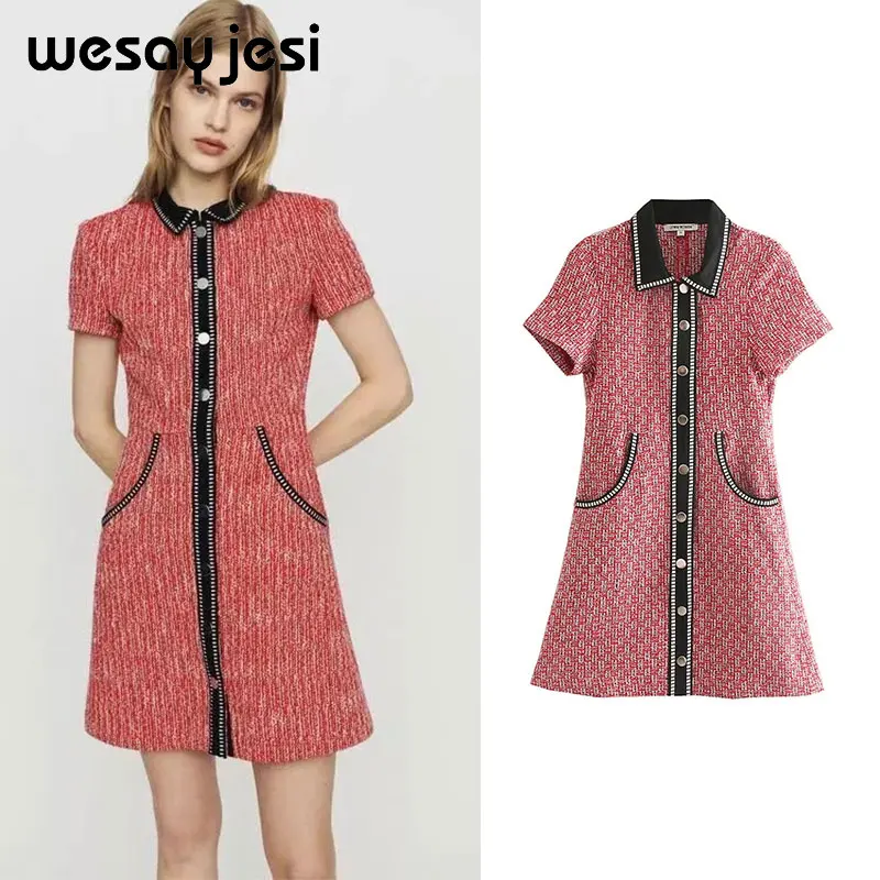 2019 summer dress women vestidos england style short sleeve o neck mini pockets dress street vestidos de fiesta party dress
2019 summer dress women vestidos england style short sleeve o neck mini pockets dress street vestidos de fiesta party dress