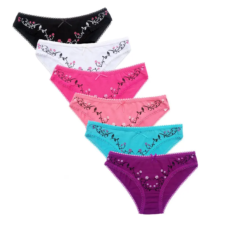 LOLOISIS Women's Cotton Briefs Girls Low Rise Bow Femme Sexy Panties Low Rise Printed Underwear (6 pcs /lot) SIZE:M L XL
LOLOISIS Women's Cotton Briefs Girls Low Rise Bow Femme Sexy Panties Low Rise Printed Underwear (6 pcs /lot) SIZE:M L XL