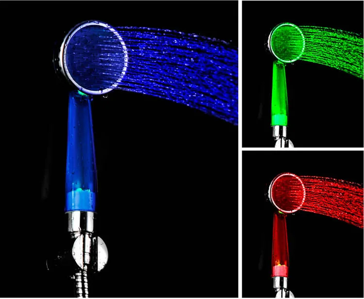 Eco-friendly 3 Colors Changing Temperature control Led Shower Head Bathroom Hand Hold Shower Nozzles
Eco-friendly 3 Colors Changing Temperature control Led Shower Head Bathroom Hand Hold Shower Nozzles