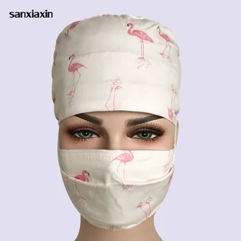 sanxianxin Unisex cotton breathable print adjustable pet hospital work hats surgical cap doctor nurse cap beauty pharmacy hat
sanxianxin Unisex cotton breathable print adjustable pet hospital work hats surgical cap doctor nurse cap beauty pharmacy hat