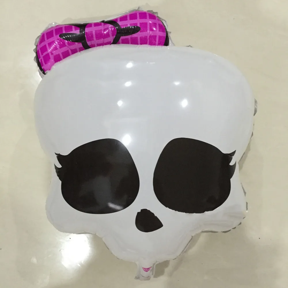 2 pcs Hot new female version of skull aluminum foil balloon Halloween party decoration balloons globos
2 pcs Hot new female version of skull aluminum foil balloon Halloween party decoration balloons globos