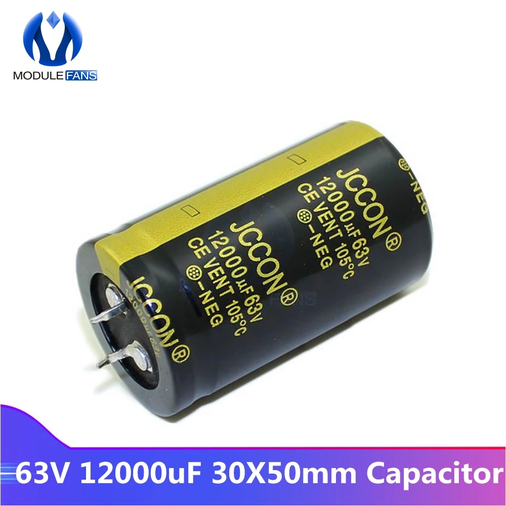 5PCS 63V 12000uF 30X50mm Through Hole Fixed Capacitor Aluminum Electrolytic Capacitor High Frequency Low ESR 30*50mm 30*50 mm
5PCS 63V 12000uF 30X50mm Through Hole Fixed Capacitor Aluminum Electrolytic Capacitor High Frequency Low ESR 30*50mm 30*50 mm