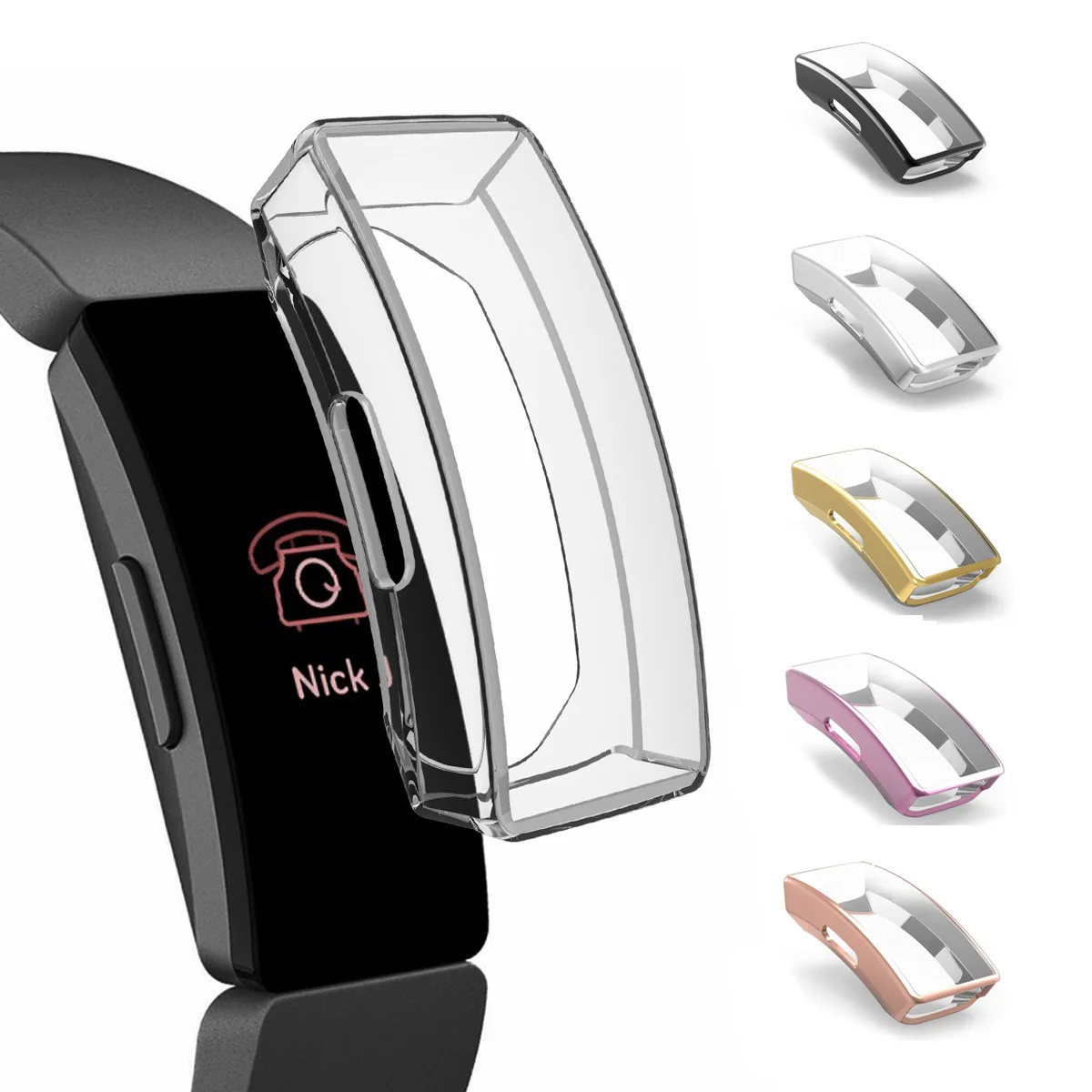 TPU Protector Case For Fitbit Inspire / Inspire HR Fitness Tracker Ultra-thin Cover Clear TPU Protection Case Skin Shell M2
TPU Protector Case For Fitbit Inspire / Inspire HR Fitness Tracker Ultra-thin Cover Clear TPU Protection Case Skin Shell M2