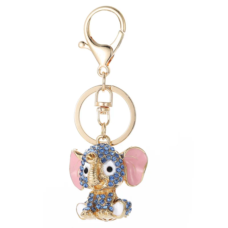 Blue Elephant Keychains Crystal Key Ring Key Chains for Christmas Gift Jewelry Llaveros Pendant G45
Blue Elephant Keychains Crystal Key Ring Key Chains for Christmas Gift Jewelry Llaveros Pendant G45