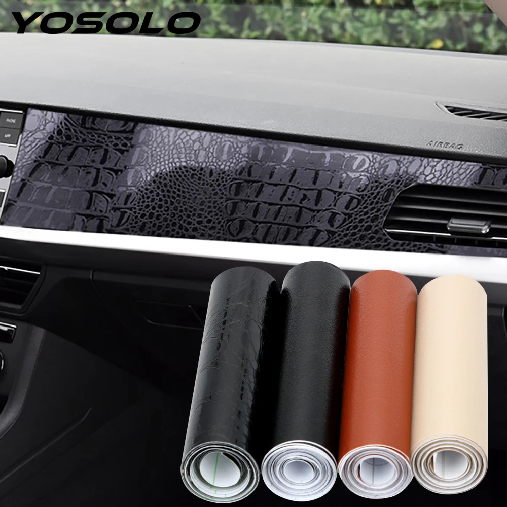YOSOLO Car Wrap Sticker Car Styling DIY Premium Leather Pattern For Auto Car Body Internal PVC Adhesive Vinyl Film 10*152cm
YOSOLO Car Wrap Sticker Car Styling DIY Premium Leather Pattern For Auto Car Body Internal PVC Adhesive Vinyl Film 10*152cm
