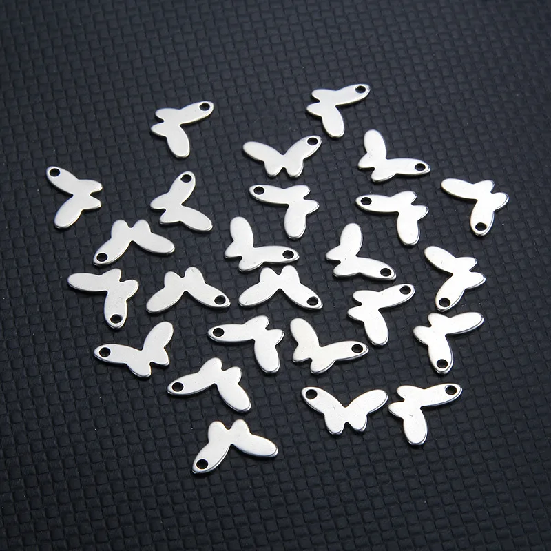 10pcs/lot Stainless Steel Glossy Butterfly Charms Pendant for DIY Necklaces and Bracelets Jewelry Making Chain Tails Accessories
10pcs/lot Stainless Steel Glossy Butterfly Charms Pendant for DIY Necklaces and Bracelets Jewelry Making Chain Tails Accessories