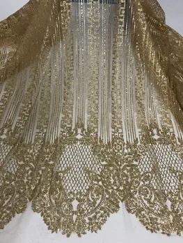African embroidery lace with golden sparkle embroidery DiuDiu-62201 special fabrics for party/host/guest clothing fabrics
African embroidery lace with golden sparkle embroidery DiuDiu-62201 special fabrics for party/host/guest clothing fabrics