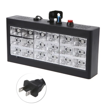 18 LED RGB Light Projector Strobe Light For DJ Club Disco KTV Stage Party Show EU Plug 0-25W
18 LED RGB Light Projector Strobe Light For DJ Club Disco KTV Stage Party Show EU Plug 0-25W