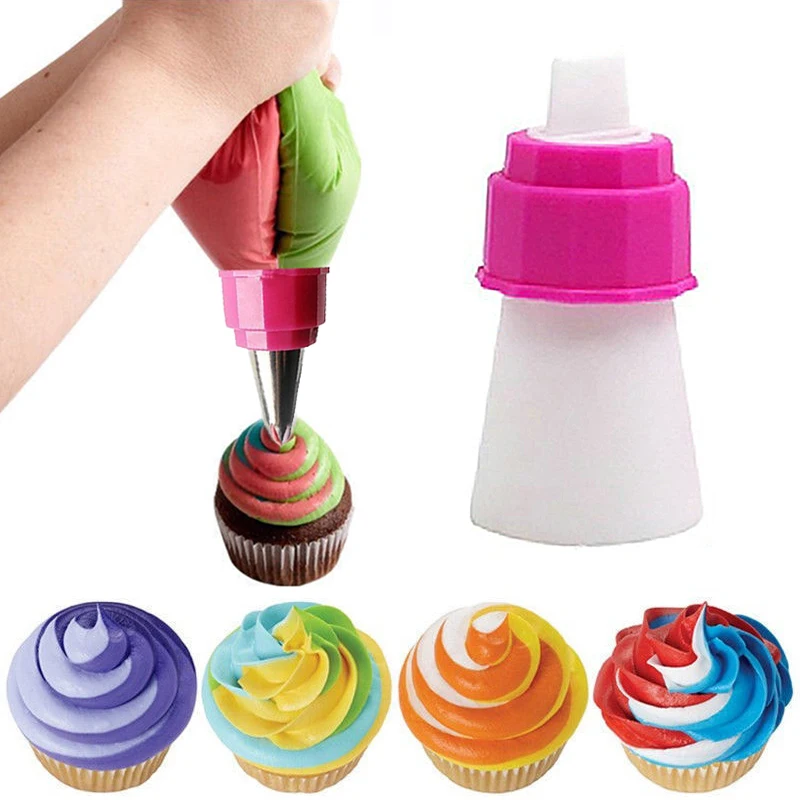 1Pc Icing Piping Bag Nozzle Converter 2 Color Cream Coupler Cake Decorating Tools for Cupcake Fondant Cookie
1Pc Icing Piping Bag Nozzle Converter 2 Color Cream Coupler Cake Decorating Tools for Cupcake Fondant Cookie