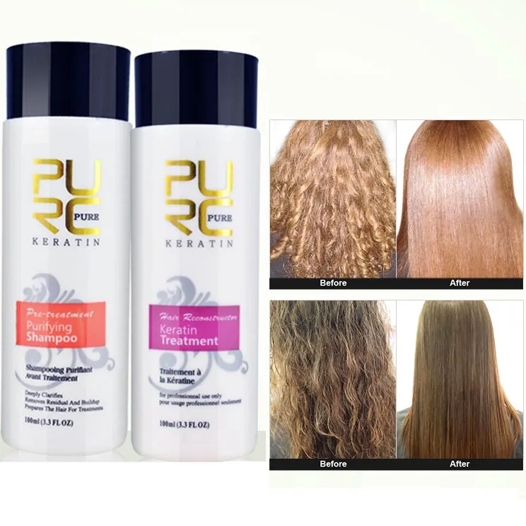 2pcs PURC Straightening 5% Keratin Hair Repair Straighten Damage Hair Tonic Brazilian Keratin Treatment + Purifying Shampoo N40
2pcs PURC Straightening 5% Keratin Hair Repair Straighten Damage Hair Tonic Brazilian Keratin Treatment + Purifying Shampoo N40