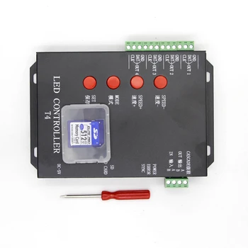 LED T1000S T4 T8000C SD Card Pixels Program Controller dimmer for WS2812B DMX512 ws2811 WS2801 LPD8806 APA102 strip light lamp
LED T1000S T4 T8000C SD Card Pixels Program Controller dimmer for WS2812B DMX512 ws2811 WS2801 LPD8806 APA102 strip light lamp