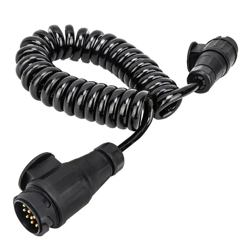 13 Pin Plug and 13 Pin Socket Trailer Plug With Spring Cable Extension Wiring For Caravan Connectors Converter Car Accessories
13 Pin Plug and 13 Pin Socket Trailer Plug With Spring Cable Extension Wiring For Caravan Connectors Converter Car Accessories