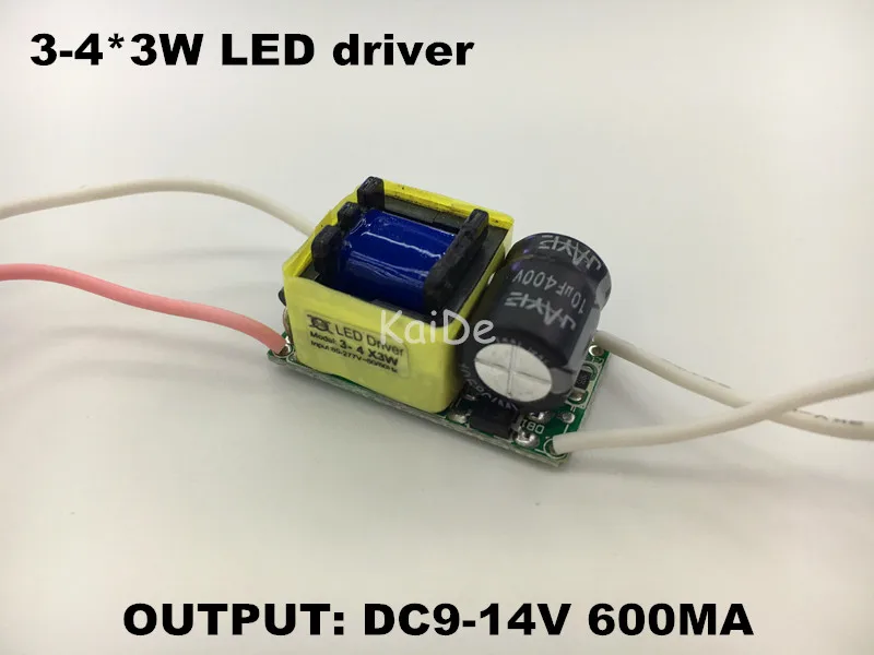 20pcs 10w led driver input ac85-277v output DC9-14V 600MA 3-4x3W led driver Built-in constant current power supply
20pcs 10w led driver input ac85-277v output DC9-14V 600MA 3-4x3W led driver Built-in constant current power supply