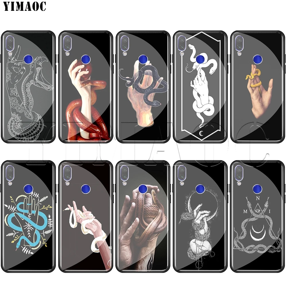 YIMAOC Hand Snake Tempered Glass Case for Xiaomi Redmi Note 4X 5 6 7 6A 8 9 A1 A2 Pro Pocophone F1
YIMAOC Hand Snake Tempered Glass Case for Xiaomi Redmi Note 4X 5 6 7 6A 8 9 A1 A2 Pro Pocophone F1