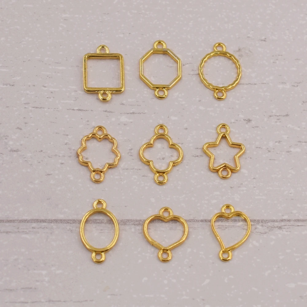 20pieces hollow blank metal frame jewelry findings Handmade Craft Floating locket clover star heart round Cherry blossoms
20pieces hollow blank metal frame jewelry findings Handmade Craft Floating locket clover star heart round Cherry blossoms