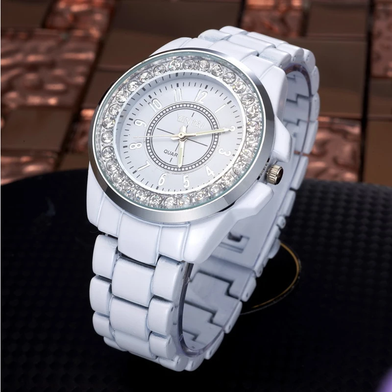 2019 Hot Sell New Fashion Women Rhinestone Watches Top Quality Imitation Ceramic Women Dress Watch Casual Quartz Wrist Watches
2019 Hot Sell New Fashion Women Rhinestone Watches Top Quality Imitation Ceramic Women Dress Watch Casual Quartz Wrist Watches