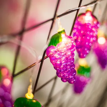 10M Fresh Purple Grape Wedding String Fairy Light Christmas LED Festoon Led String Light Party Garden Garland On The Window
10M Fresh Purple Grape Wedding String Fairy Light Christmas LED Festoon Led String Light Party Garden Garland On The Window