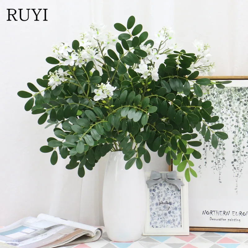 60cm Simulation plant Sophorae leafs Wedding plant wall decoration accessories Christmas living room home decor fake plant
60cm Simulation plant Sophorae leafs Wedding plant wall decoration accessories Christmas living room home decor fake plant