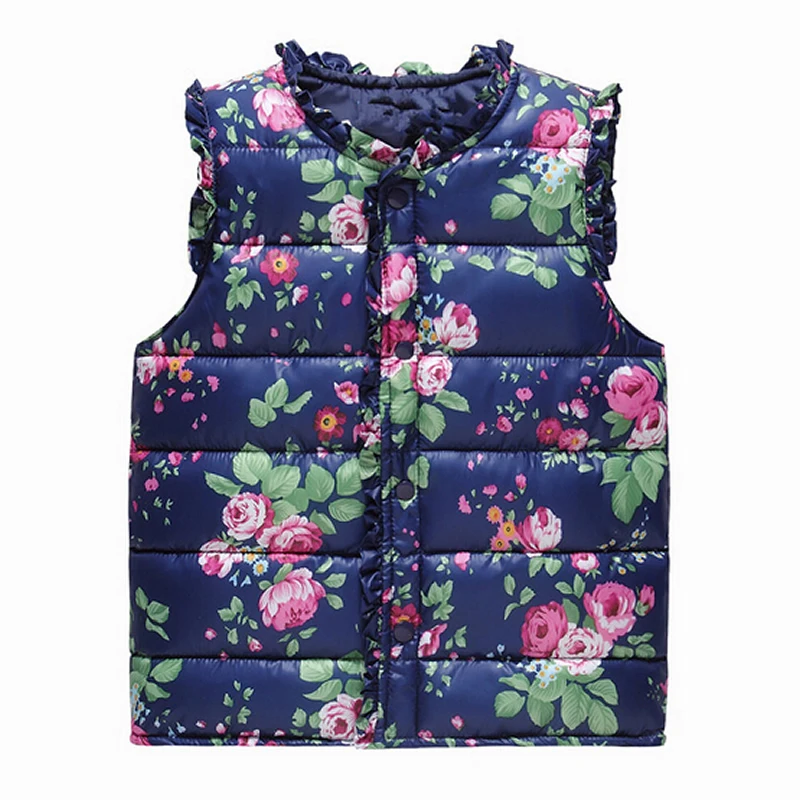 New Autumn Spring Children's Jackets Flower & cute rabbit Down Cotton Warm Girls Vest Kids Waistcoat Baby Girl Clothes 3-7
New Autumn Spring Children's Jackets Flower & cute rabbit Down Cotton Warm Girls Vest Kids Waistcoat Baby Girl Clothes 3-7