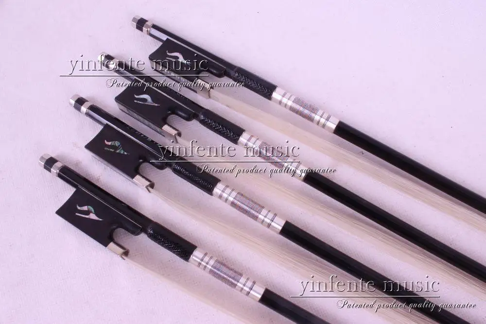 84 #4 шт. бант для скрипки, черное углеродное волокно, круглая ручка, черное дерево, лягушка, цветок, инкрустированный
84 #4 шт. бант для скрипки, черное углеродное волокно, круглая ручка, черное дерево, лягушка, цветок, инкрустированный