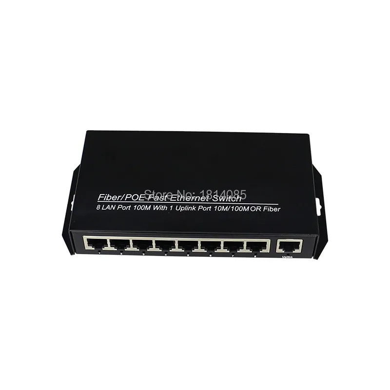 8-port 10 / 100M POE Switch network of compatible network cameras and wireless AP power
8-port 10 / 100M POE Switch network of compatible network cameras and wireless AP power