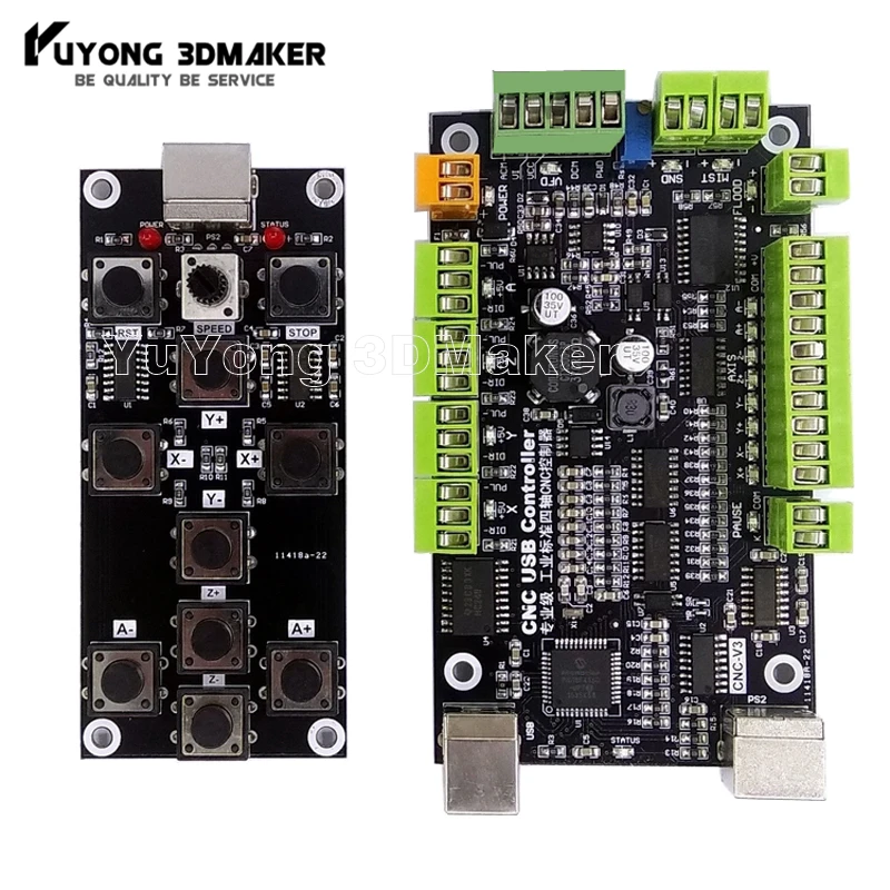Профессиональный промышленный стандартный дизайн USB CNC контроллер + руль |