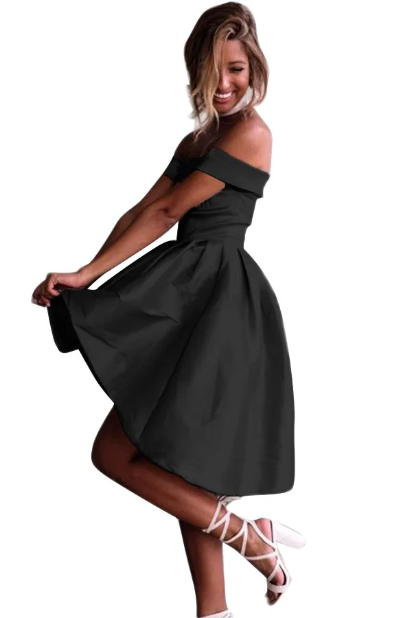 Black-Off-Shoulder-Pleated-Satin-Homecoming-Dress-LC220438-2-2
