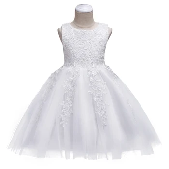 Elegant Girls Bridesmaid Dress Cute Baby Kids Flower Embroidery Ball Gown Tulle Dress Girls First Communication Birthday Dresses
Elegant Girls Bridesmaid Dress Cute Baby Kids Flower Embroidery Ball Gown Tulle Dress Girls First Communication Birthday Dresses